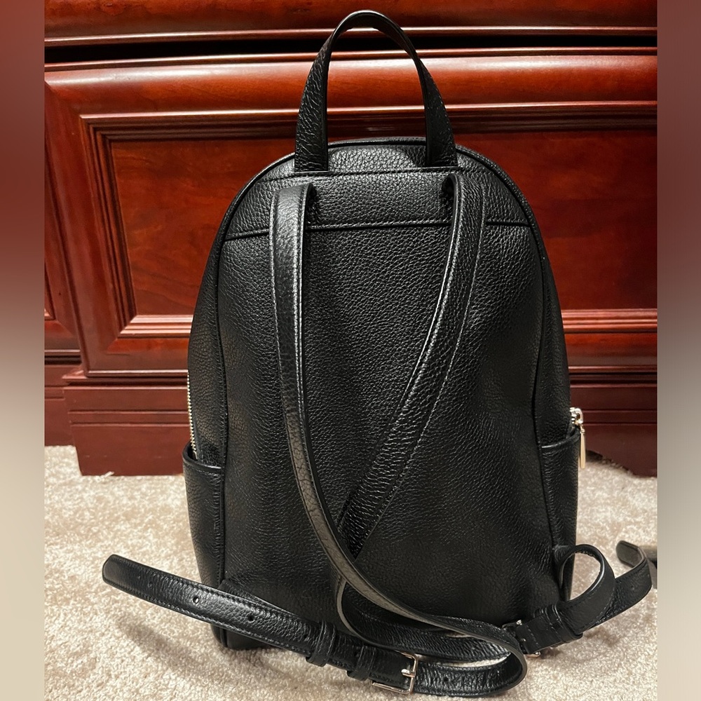 Kate Spade Black Leather Backpack - Picture 6 of 8